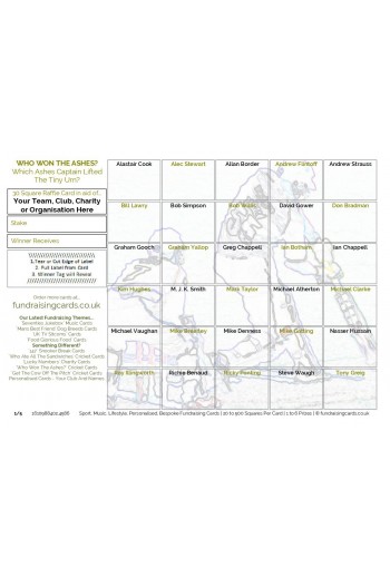 Raise £5000 Cricket Club Fundraising Card Pack
