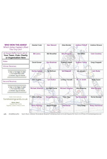 Raise £5000 Cricket Club Fundraising Card Pack
